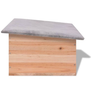 vidaXL Σπίτι Σκαντζόχοιρου 45 x 33 x 22 εκ. Ξύλινο