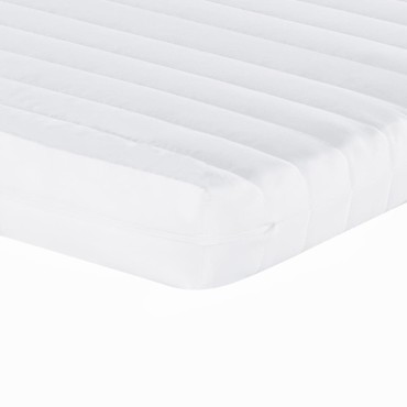 vidaXL Καναπές Κρεβάτι Συρόμενος Μαύρο 100x200cm Υφασμάτινος Στρώματα 1 τεμ. - Μονό