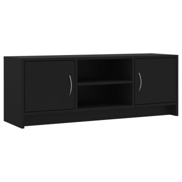 vidaXL Έπιπλο Τηλεόρασης Μαύρο 102x30x37,5cm Επεξεργασμένο Ξύλο