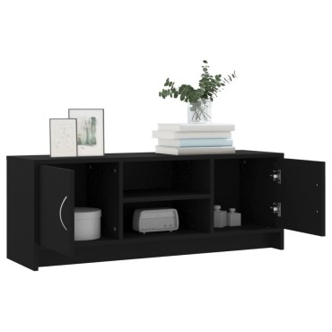vidaXL Έπιπλο Τηλεόρασης Μαύρο 102x30x37,5cm Επεξεργασμένο Ξύλο