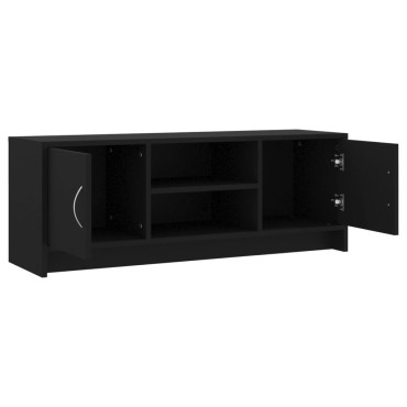 vidaXL Έπιπλο Τηλεόρασης Μαύρο 102x30x37,5cm Επεξεργασμένο Ξύλο
