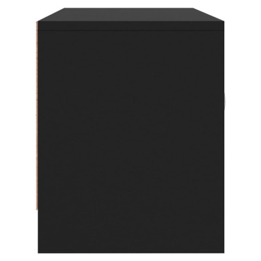 vidaXL Έπιπλο Τηλεόρασης Μαύρο 102x30x37,5cm Επεξεργασμένο Ξύλο