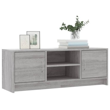 vidaXL Έπιπλο Τηλεόρασης Γκρι Sonoma 102x30x37,5cm από Επεξεργ. Ξύλο