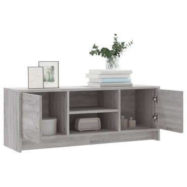 vidaXL Έπιπλο Τηλεόρασης Γκρι Sonoma 102x30x37,5cm από Επεξεργ. Ξύλο