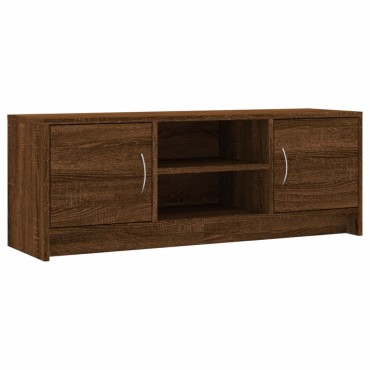 vidaXL Έπιπλο Τηλεόρασης Καφέ Δρυς 102x30x37,5cm Επεξεργασμένο Ξύλο