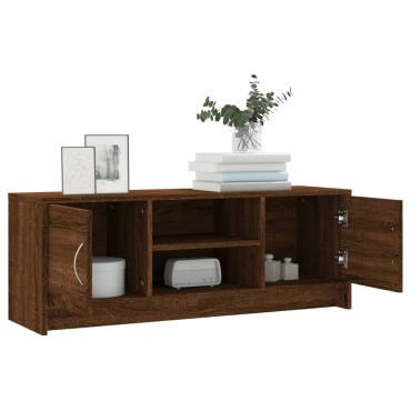 vidaXL Έπιπλο Τηλεόρασης Καφέ Δρυς 102x30x37,5cm Επεξεργασμένο Ξύλο