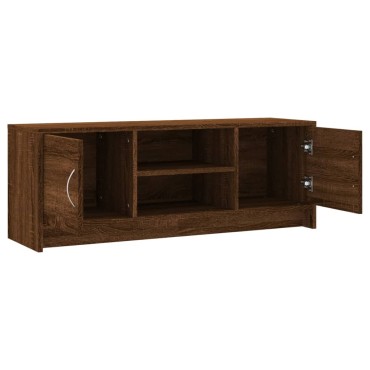 vidaXL Έπιπλο Τηλεόρασης Καφέ Δρυς 102x30x37,5cm Επεξεργασμένο Ξύλο