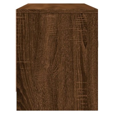 vidaXL Έπιπλο Τηλεόρασης Καφέ Δρυς 102x30x37,5cm Επεξεργασμένο Ξύλο