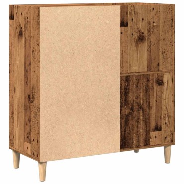 vidaXL Δισκοθήκη Παλιό Ξύλο 84,5x38x89cm από Επεξεργασμένο Ξύλο 1 τεμ.