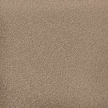 vidaXL Καναπές Κρεβάτι Γωνιακός Καπουτσίνο 255x140x70cm Συνθ. Δέρμα 1 τεμ.