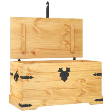 vidaXL Μπαούλο Μεξικάνικο Στιλ Corona 91x49,5x47cm Ξύλο Πεύκου 1 τεμ.