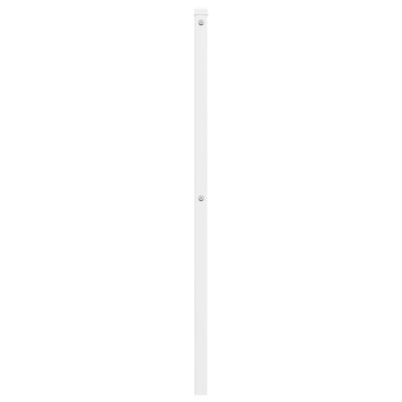 vidaXL Κεφαλάρι Λευκό Μεταλλικό 142x3x90cm 1 τεμ.