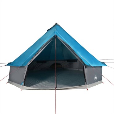 vidaXL Σκηνή Οικογενειακή Tipi 8 Ατόμων Αδιάβροχη Μπλε
