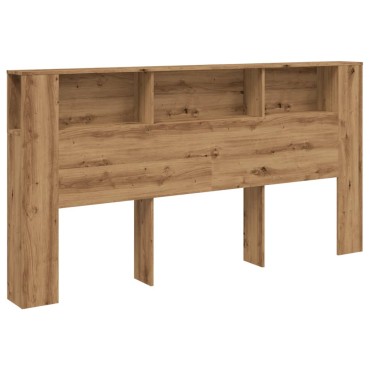vidaXL Κεφαλάρι Με Αποθηκευτικό Χώρο 200x18,5x102,5cm Επεξ. Ξύλο 1 τεμ.