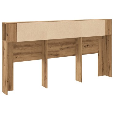 vidaXL Κεφαλάρι Με Αποθηκευτικό Χώρο 200x18,5x102,5cm Επεξ. Ξύλο 1 τεμ.