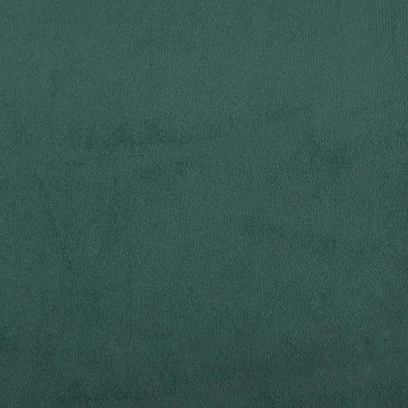 vidaXL Ανάκλιντρο Σκούρο Πράσινο Βελούδινο 55x140x70cm 1 τεμ.