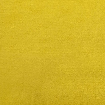 vidaXL Καναπές Κρεβάτι Γωνιακός Κίτρινος 255x140x70cm Βελούδινος 1 τεμ.