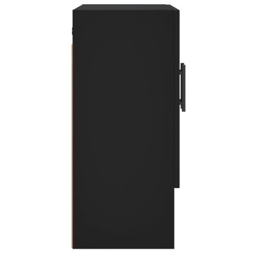 vidaXL Ντουλάπι Τοίχου Μαύρο 60x31x70cm από Επεξεργασμένο Ξύλο 1 τεμ.