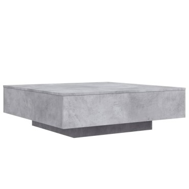 vidaXL Τραπεζάκι Σαλονιού Γκρι Σκυρ. 100x100x31cm Επεξεργασμένο Ξύλο 1 τεμ.