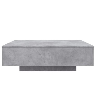 vidaXL Τραπεζάκι Σαλονιού Γκρι Σκυρ. 100x100x31cm Επεξεργασμένο Ξύλο 1 τεμ.