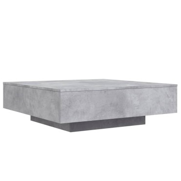 vidaXL Τραπεζάκι Σαλονιού Γκρι Σκυρ. 100x100x31cm Επεξεργασμένο Ξύλο 1 τεμ.