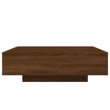 vidaXL Τραπεζάκι Σαλονιού Καφέ Δρυς 100x100x31cm Επεξεργασμένο Ξύλο 1 τεμ.