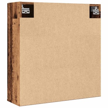 vidaXL Έπιπλο Καθρέφτη Μπάνιου Παλαιό Ξύλο 64x20x66,5cm Επεξ. Ξύλο 1 τεμ.