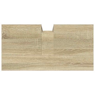 vidaXL Ντουλάπι Νιπτήρα Μπάνιου Sonoma Δρυς 60x30x60cm Επεξ. Ξύλο 1 τεμ.