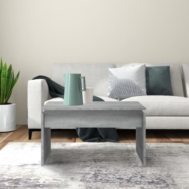 vidaXL Τραπεζάκι Σαλονιού Γκρι Sonoma 68x50x38cm Επεξεργασμένο Ξύλο 1 τεμ.