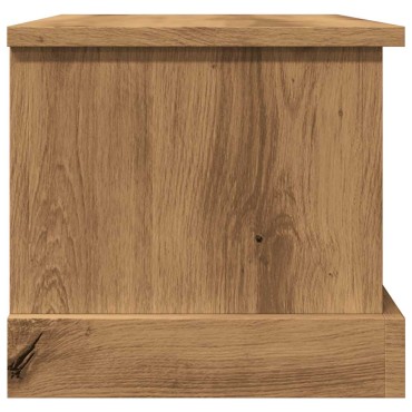 vidaXL Κουτί Αποθήκευσης Αρτισιανή Δρυς 30x50x28cm Επεξ.Ξύλο 1 τεμ.