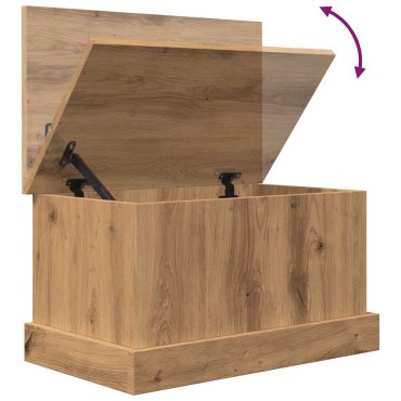 vidaXL Κουτί Αποθήκευσης Αρτισιανή Δρυς 30x50x28cm Επεξ.Ξύλο 1 τεμ.