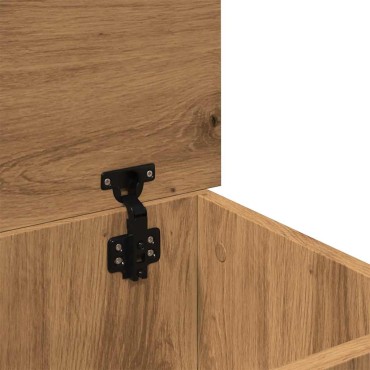vidaXL Κουτί Αποθήκευσης Αρτισιανή Δρυς 30x50x28cm Επεξ.Ξύλο 1 τεμ.