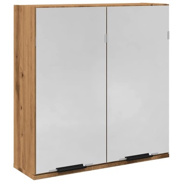 vidaXL Ντουλάπι Μπάνιου Τεχνίτης Δρυς 64x20x66,5cm Επεξεργασμένο Ξύλο 1 τεμ.