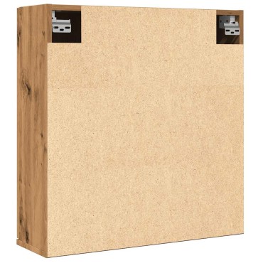 vidaXL Ντουλάπι Μπάνιου Τεχνίτης Δρυς 64x20x66,5cm Επεξεργασμένο Ξύλο 1 τεμ.