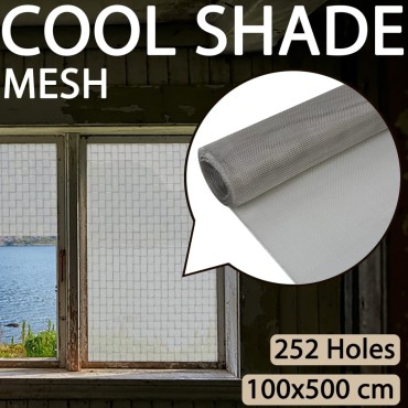 vidaXL Δικτυωτό Πλέγμα Ασημί 100x500cm από Ανοξείδωτο Ατσάλι