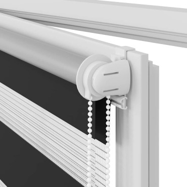 Σύστημα Σκίασης Ρόλερ Zebra Μαύρο 50 x 100 εκ.
