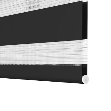 Σύστημα Σκίασης Ρόλερ Zebra Μαύρο 50 x 100 εκ.