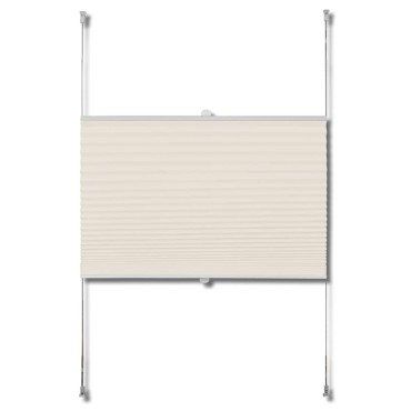 Πλισέ ρόλερ σκίασης 60x100cm Κρεμ