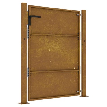 vidaXL Πύλη Κήπου 105 x 130 εκ. από Ατσάλι Corten