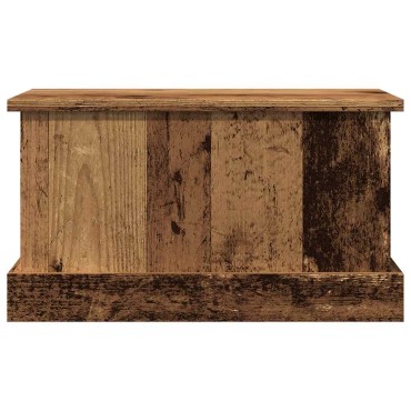 vidaXL Κουτί Αποθήκευσης Όψη Παλαιού Ξύλου 30x50x28cm Επεξ.Ξύλο 1 τεμ.