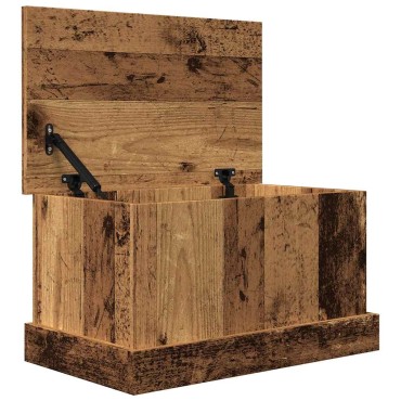 vidaXL Κουτί Αποθήκευσης Όψη Παλαιού Ξύλου 30x50x28cm Επεξ.Ξύλο 1 τεμ.