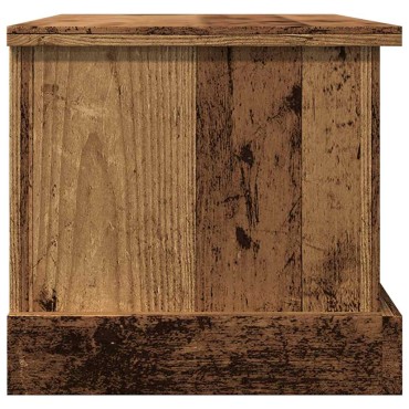 vidaXL Κουτί Αποθήκευσης Όψη Παλαιού Ξύλου 30x50x28cm Επεξ.Ξύλο 1 τεμ.