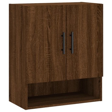 vidaXL Ντουλάπι Τοίχου Καφέ Δρυς 60x31x70cm Επεξεργασμένο Ξύλο 1 τεμ.