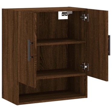 vidaXL Ντουλάπι Τοίχου Καφέ Δρυς 60x31x70cm Επεξεργασμένο Ξύλο 1 τεμ.