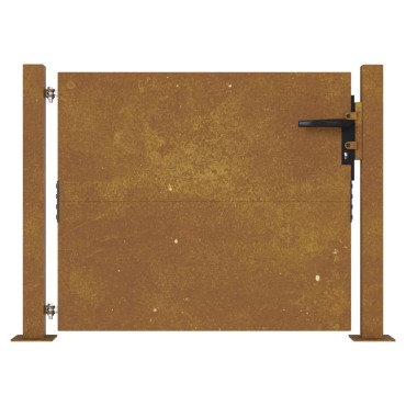 vidaXL Πύλη Κήπου 105x80 εκ. από Ατσάλι Corten