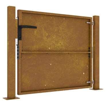 vidaXL Πύλη Κήπου 105x80 εκ. από Ατσάλι Corten