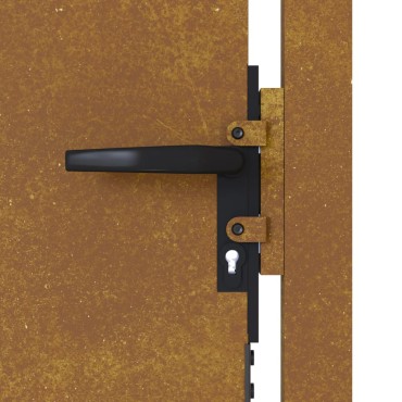 vidaXL Πύλη Κήπου 105x80 εκ. από Ατσάλι Corten