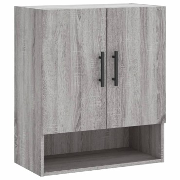 vidaXL Ντουλάπι Τοίχου Γκρι Sonoma 60x31x70cm από Επεξεργ. Ξύλο 1 τεμ.