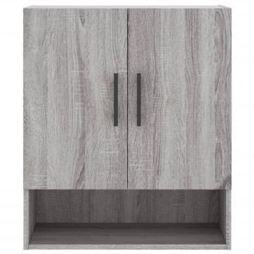 vidaXL Ντουλάπι Τοίχου Γκρι Sonoma 60x31x70cm από Επεξεργ. Ξύλο 1 τεμ.