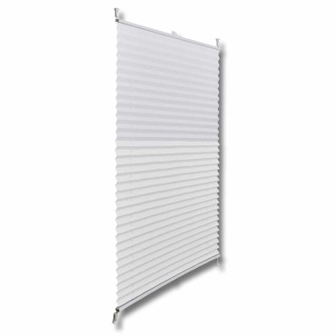 Πλισέ στόρι σκίασης 80x100cm Λευκό
